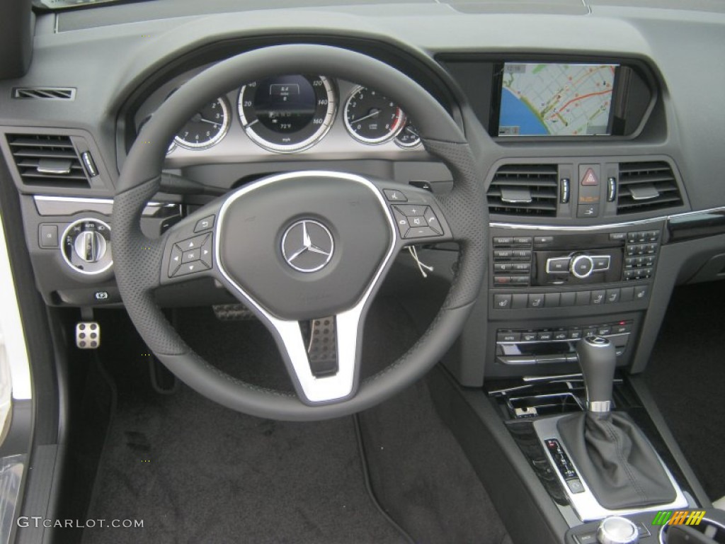 2013 Mercedes-Benz E 350 Cabriolet Ash/Dark Grey Dashboard Photo #76279845