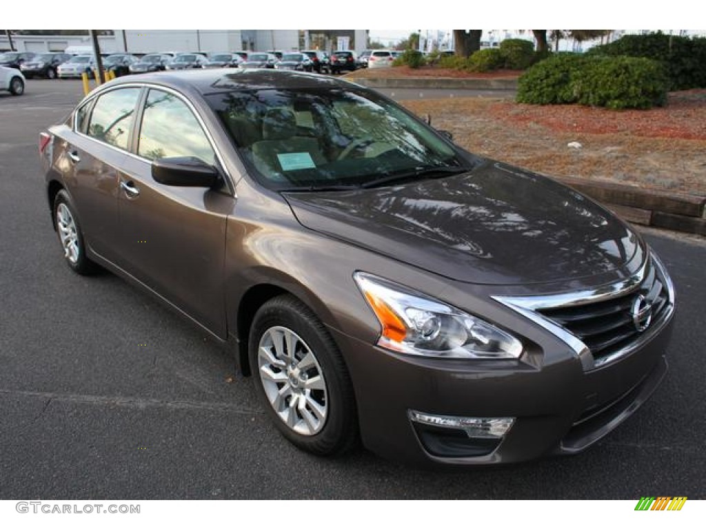 2013 Altima 2.5 S - Java Metallic / Beige photo #1