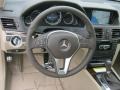 2013 Mercedes-Benz E Almond/Mocha Interior Steering Wheel Photo