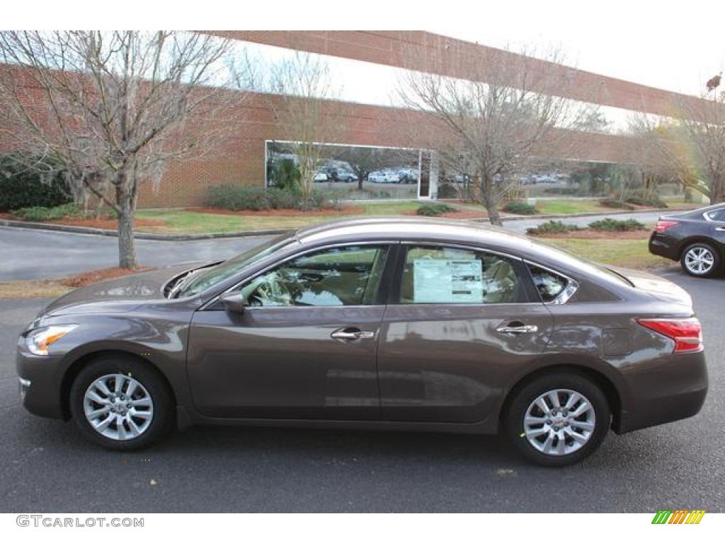 2013 Altima 2.5 S - Java Metallic / Beige photo #8