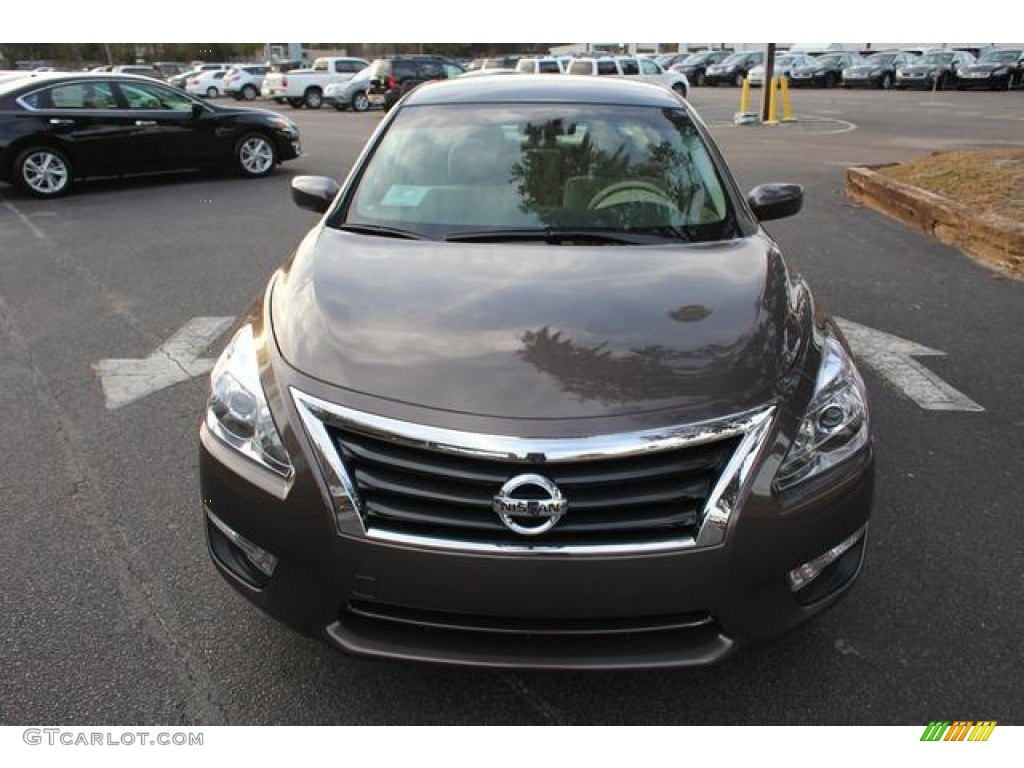 2013 Altima 2.5 S - Java Metallic / Beige photo #10