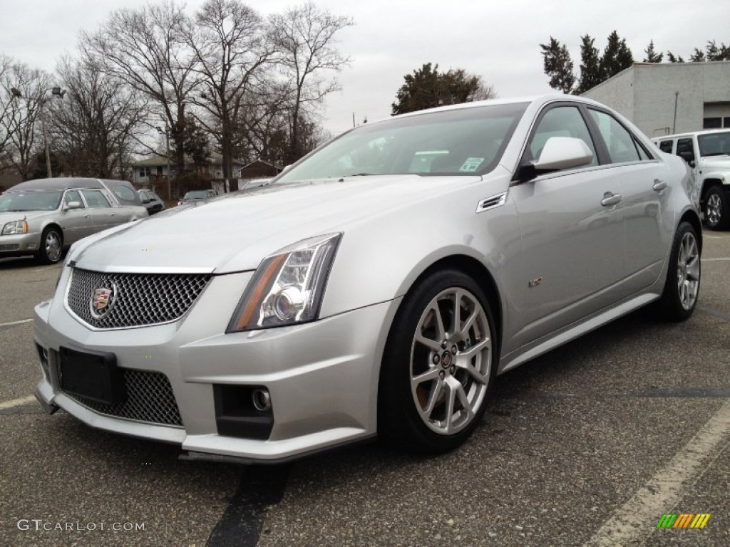 Radiant Silver Metallic 2010 Cadillac CTS -V Sedan Exterior Photo #76280423