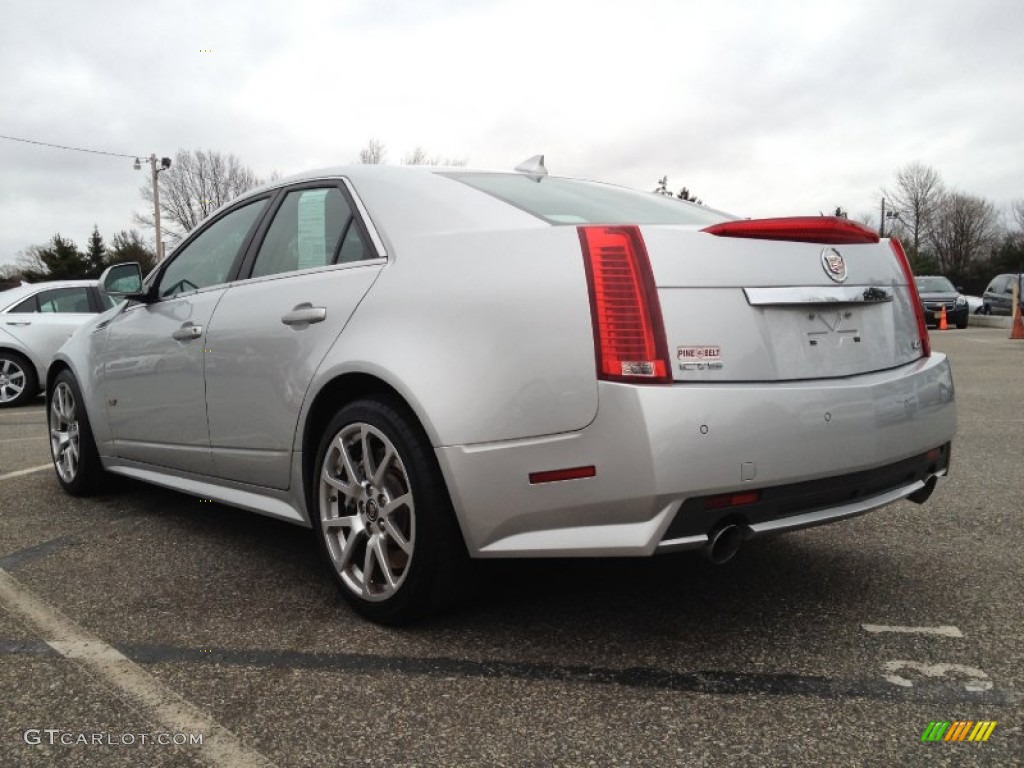 Radiant Silver Metallic 2010 Cadillac CTS -V Sedan Exterior Photo #76280441