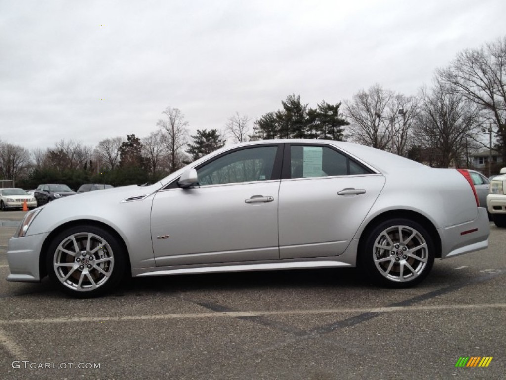 Radiant Silver Metallic 2010 Cadillac CTS -V Sedan Exterior Photo #76280489