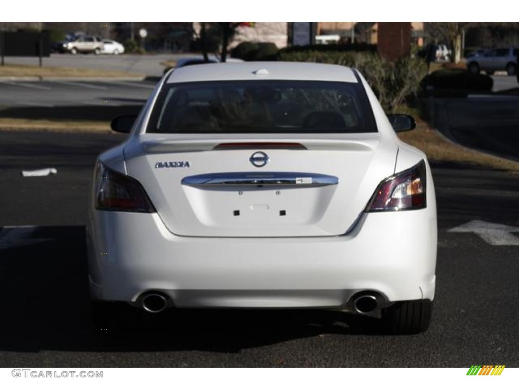 2013 Maxima 3.5 SV Sport - Pearl White / Charcoal photo #6