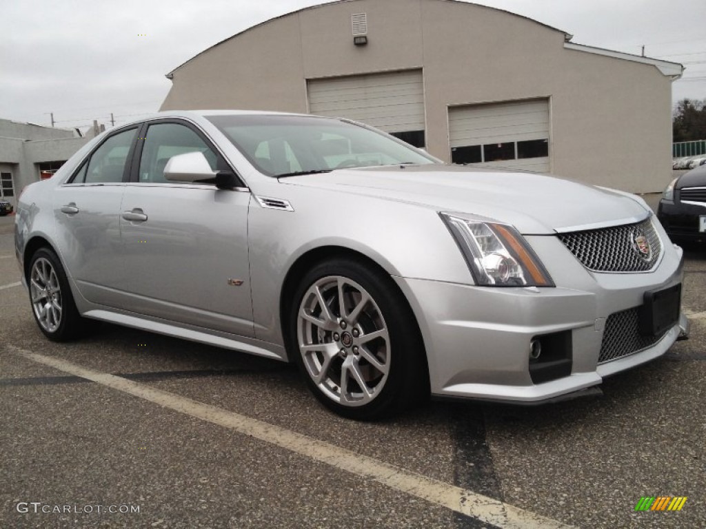 Radiant Silver Metallic 2010 Cadillac CTS -V Sedan Exterior Photo #76280561