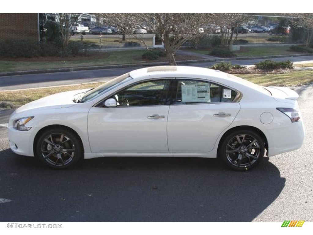 2013 Maxima 3.5 SV Sport - Pearl White / Charcoal photo #10