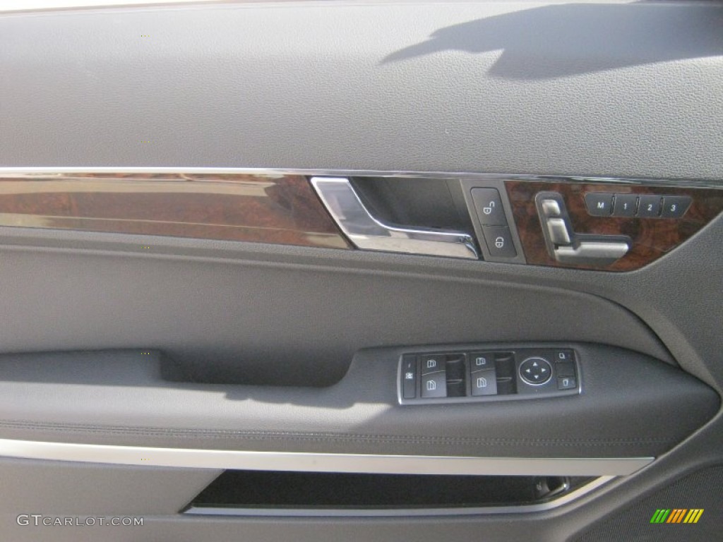 2013 Mercedes-Benz E 550 Coupe Black Door Panel Photo #76280732