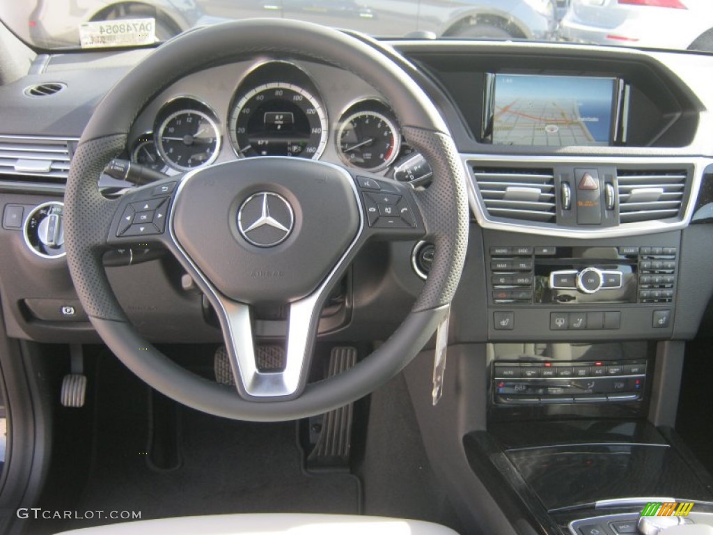 2013 Mercedes-Benz E 350 Sedan Ash/Dark Grey Dashboard Photo #76281881