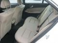 2013 Mercedes-Benz E Almond/Mocha Interior Rear Seat Photo