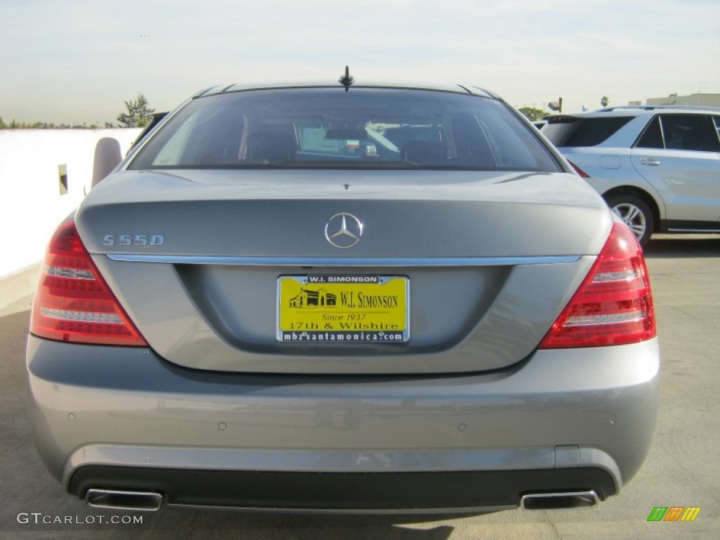 2013 S 550 Sedan - Palladium Silver Metallic / Black photo #5