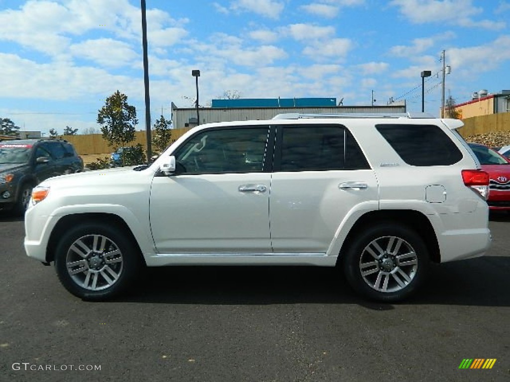 2013 4Runner Limited - Blizzard White Pearl / Black Leather photo #6