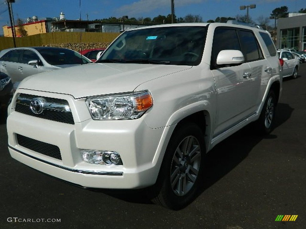 2013 4Runner Limited - Blizzard White Pearl / Black Leather photo #7