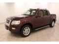 2007 Dark Cherry Metallic Ford Explorer Sport Trac Limited 4x4  photo #3