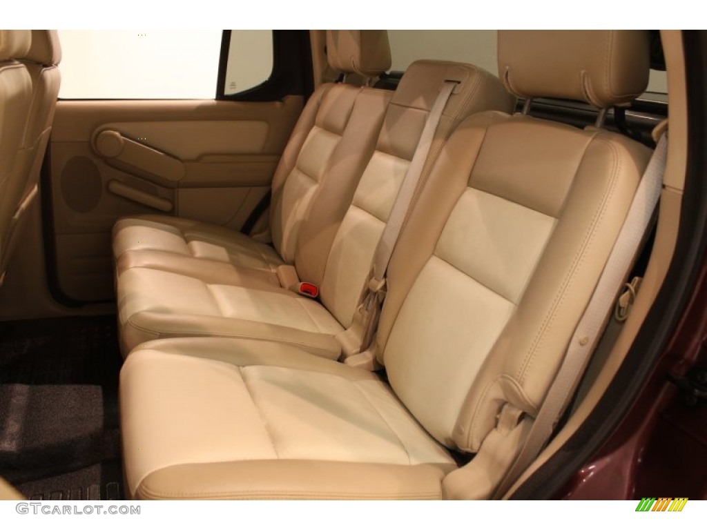2007 Explorer Sport Trac Limited 4x4 - Dark Cherry Metallic / Camel photo #22