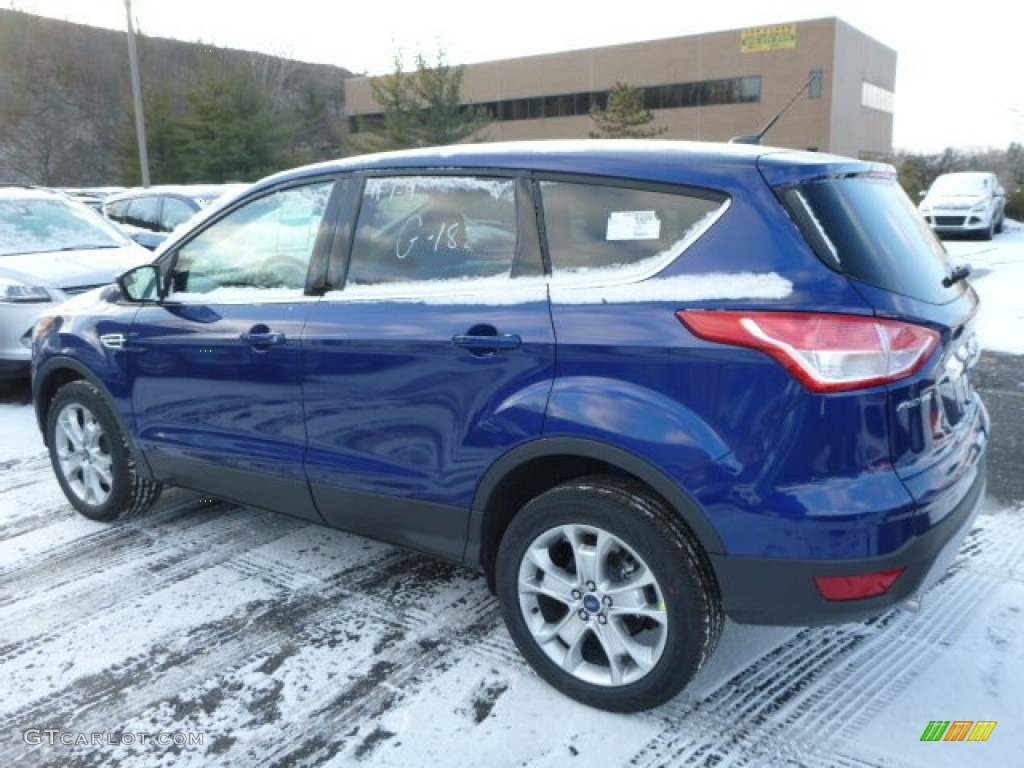 2013 Escape SEL 2.0L EcoBoost 4WD - Deep Impact Blue Metallic / Charcoal Black photo #4