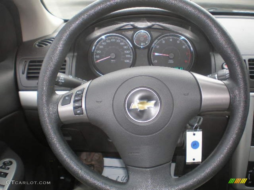 2009 Chevrolet Cobalt LT Sedan Ebony Steering Wheel Photo #76285562