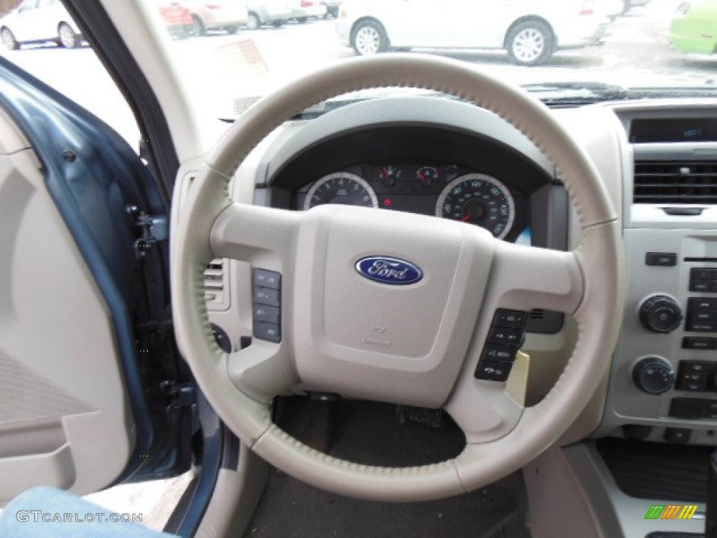 2010 Escape XLT 4WD - Steel Blue Metallic / Stone photo #18