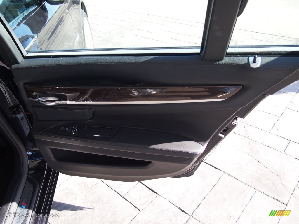 2010 7 Series 750i Sedan - Carbon Black Metallic / Black Nappa Leather photo #6