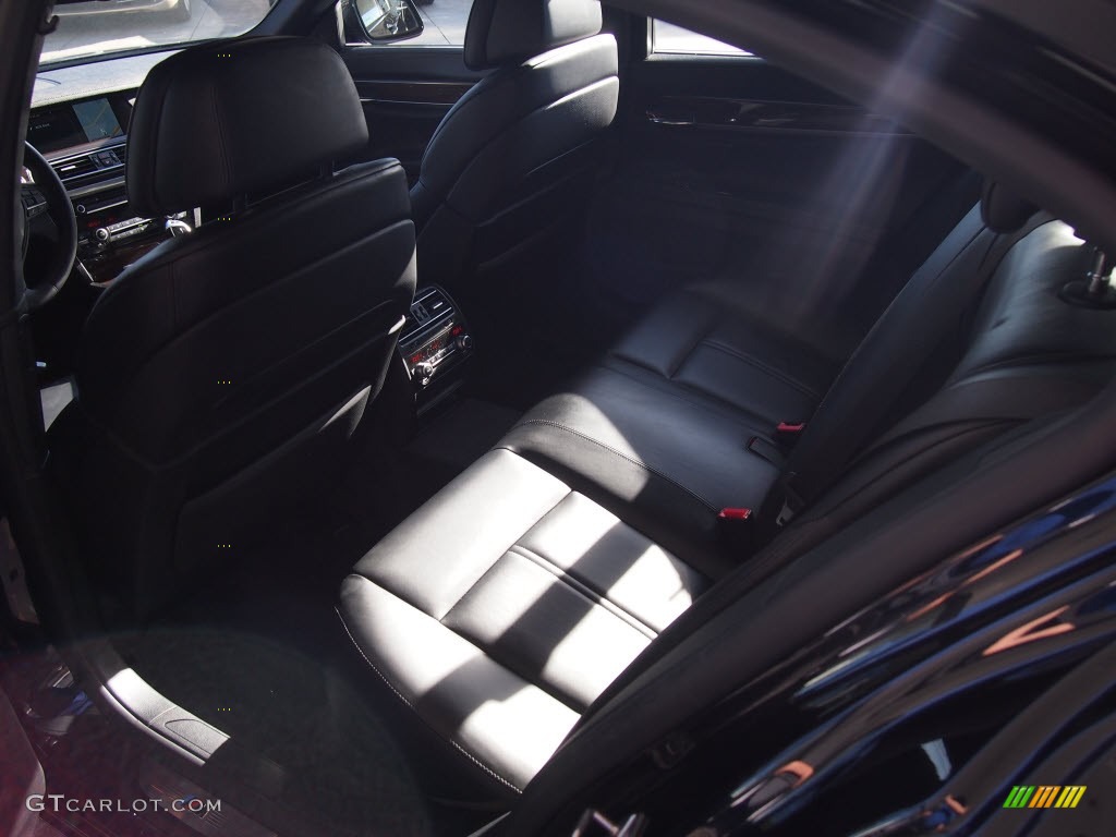2010 7 Series 750i Sedan - Carbon Black Metallic / Black Nappa Leather photo #11