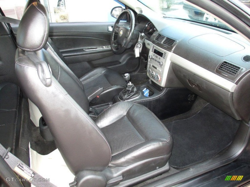 Ebony Interior 2005 Chevrolet Cobalt SS Supercharged Coupe Photo #76287254