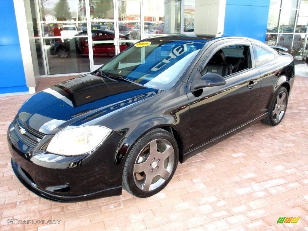 Black 2005 Chevrolet Cobalt SS Supercharged Coupe Exterior Photo #76287306