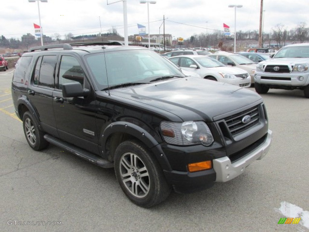 2007 Explorer XLT Ironman Edition 4x4 - Black / Black/Stone photo #8