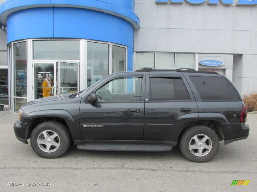 2003 TrailBlazer LT 4x4 - Dark Gray Metallic / Medium Oak photo #2