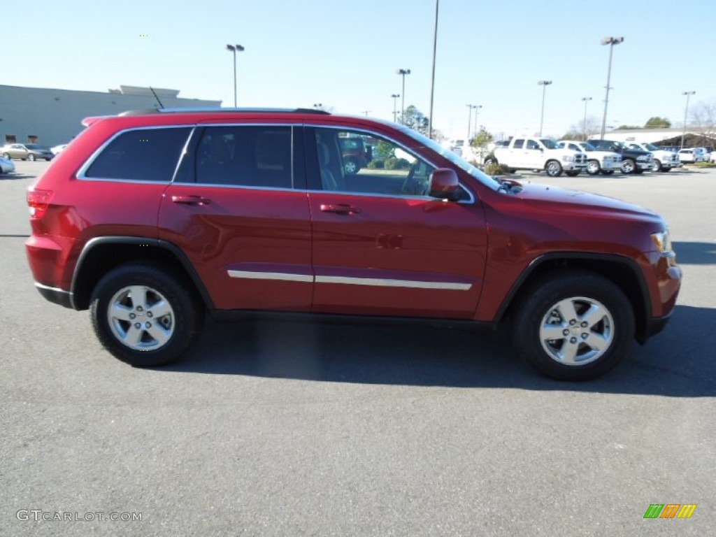 2013 Grand Cherokee Laredo 4x4 - Deep Cherry Red Crystal Pearl / Dark Graystone/Medium Graystone photo #6