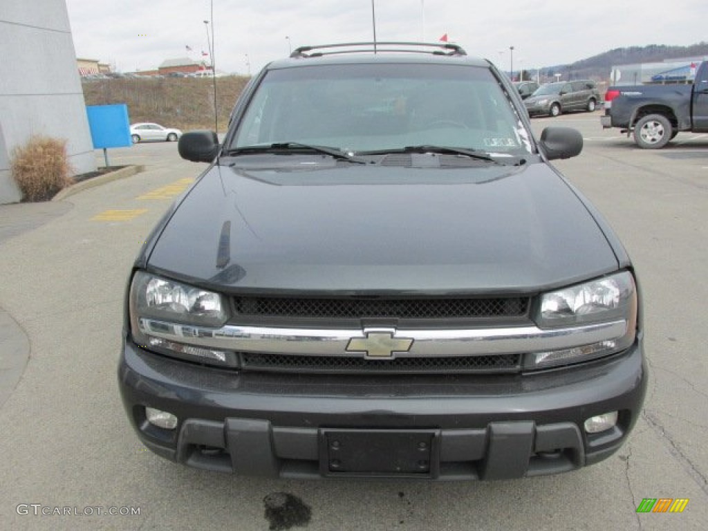 2003 TrailBlazer LT 4x4 - Dark Gray Metallic / Medium Oak photo #8