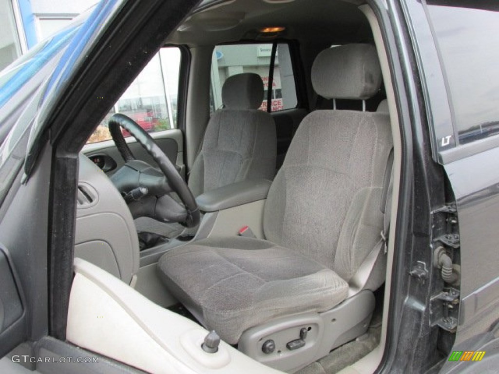 2003 TrailBlazer LT 4x4 - Dark Gray Metallic / Medium Oak photo #11