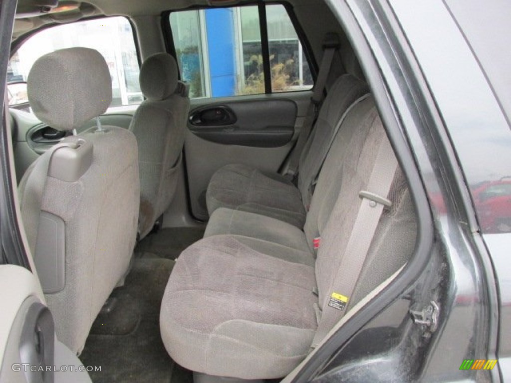 2003 TrailBlazer LT 4x4 - Dark Gray Metallic / Medium Oak photo #16