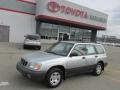 2002 Platinum Silver Metallic Subaru Forester 2.5 L  photo #1