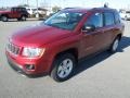 2013 Deep Cherry Red Crystal Pearl Jeep Compass Sport  photo #1