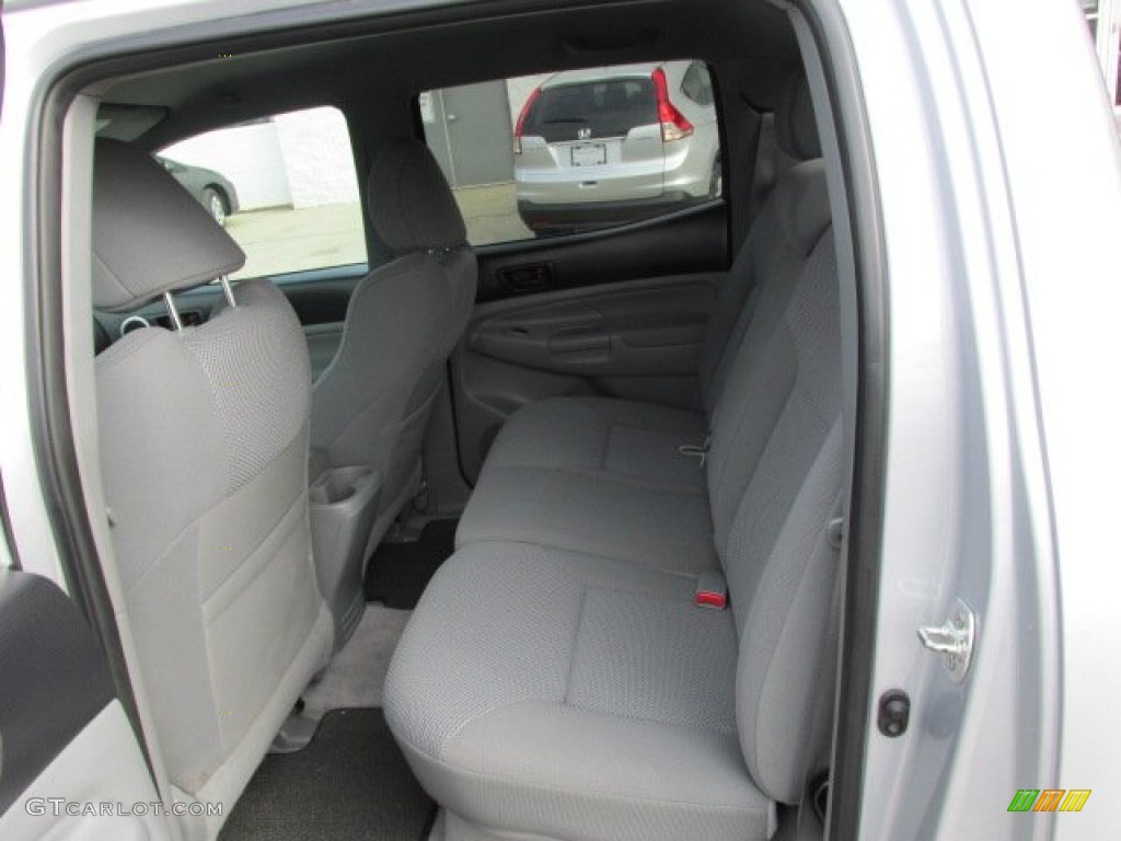 Graphite Gray Interior 2011 Toyota Tacoma TX Double Cab 4x4 Photo #76289354