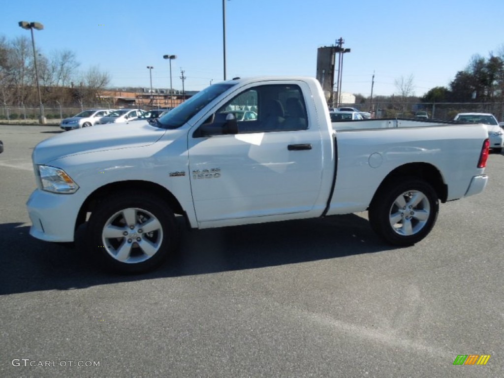 Bright White 2013 Ram 1500 Express Regular Cab 4x4 Exterior Photo #76290526