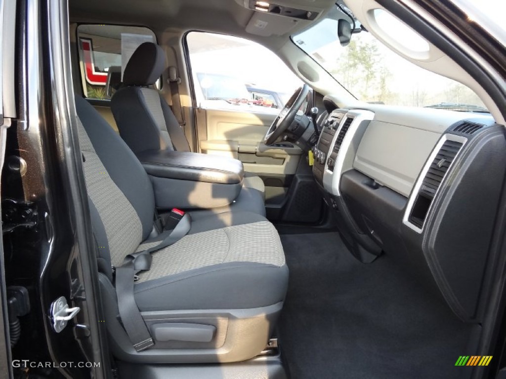 2010 Ram 1500 Big Horn Quad Cab 4x4 - Brilliant Black Crystal Pearl / Dark Slate/Medium Graystone photo #15