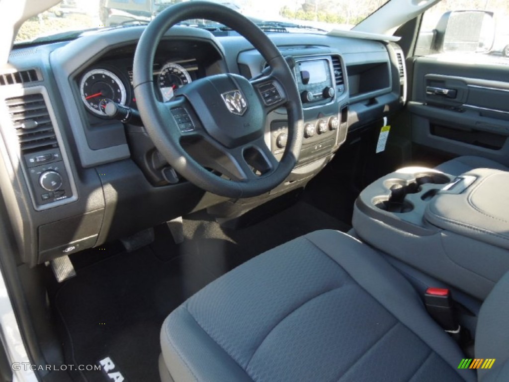 Black/Diesel Gray Interior 2013 Ram 1500 Express Regular Cab 4x4 Photo #76290902
