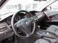 Black 2005 BMW 5 Series 530i Sedan Dashboard