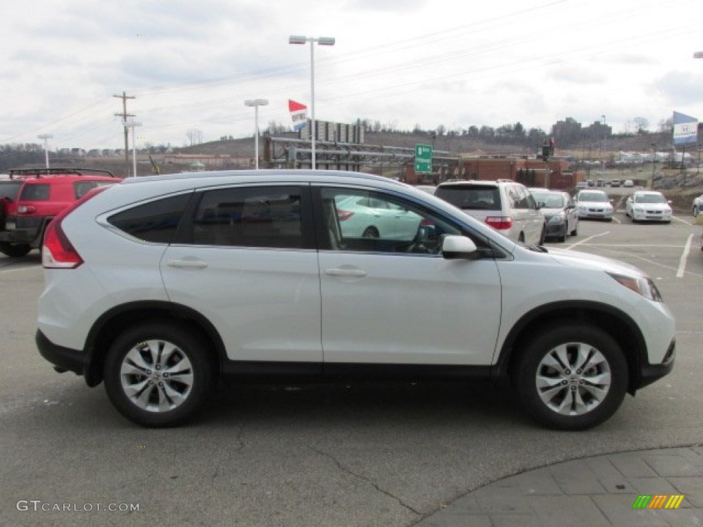 2012 CR-V EX-L 4WD - White Diamond Pearl / Beige photo #7