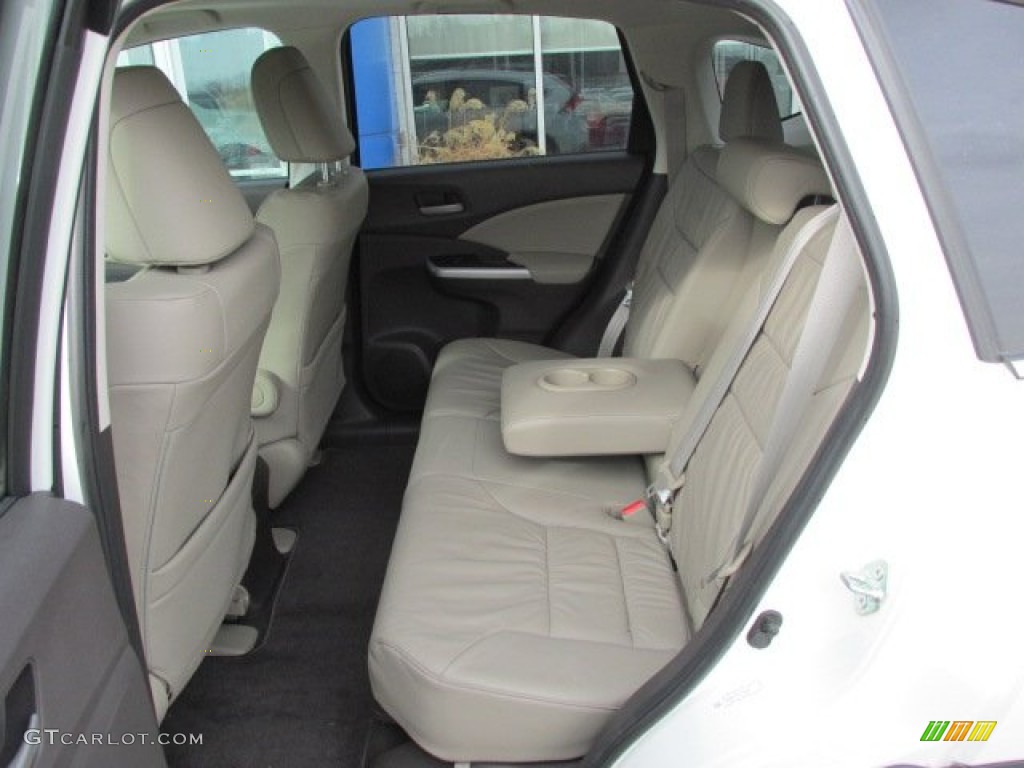 Beige Interior 2012 Honda CR-V EX-L 4WD Photo #76291571