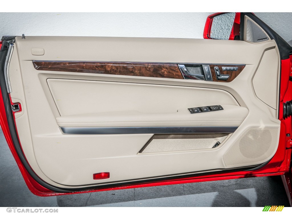 2012 E 350 Cabriolet - Mars Red / Almond/Mocha photo #17