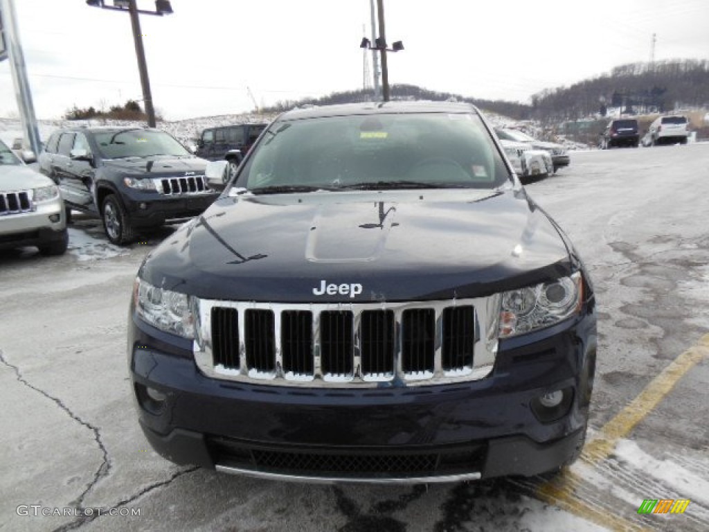 2013 Grand Cherokee Limited 4x4 - True Blue Pearl / Black photo #3