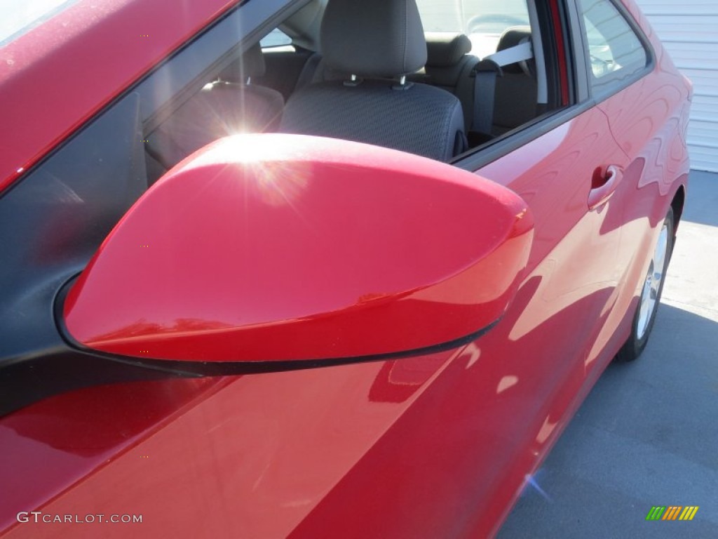 2013 Elantra Coupe GS - Volcanic Red / Gray photo #11
