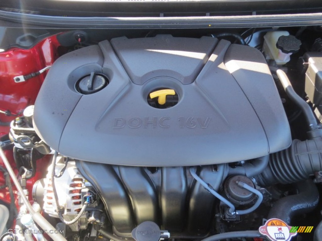 2013 Elantra Coupe GS - Volcanic Red / Gray photo #15