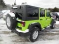 2013 Gecko Green Pearl Jeep Wrangler Unlimited Sport S 4x4  photo #6