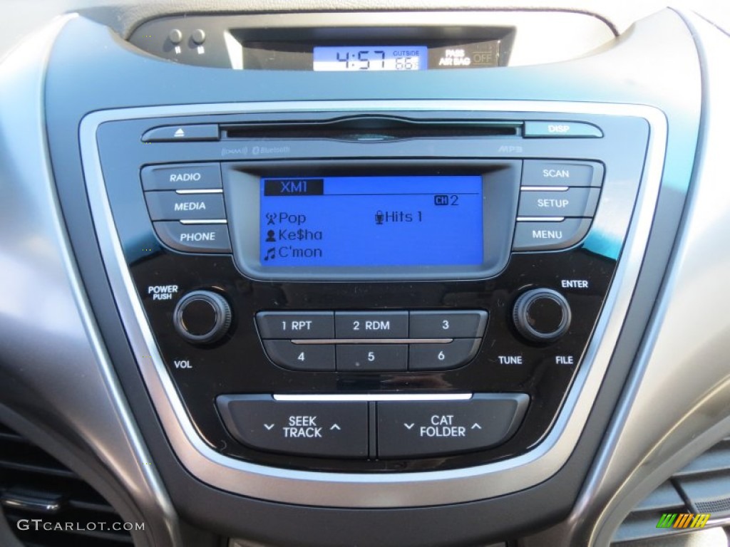 2013 Elantra Coupe GS - Volcanic Red / Gray photo #24