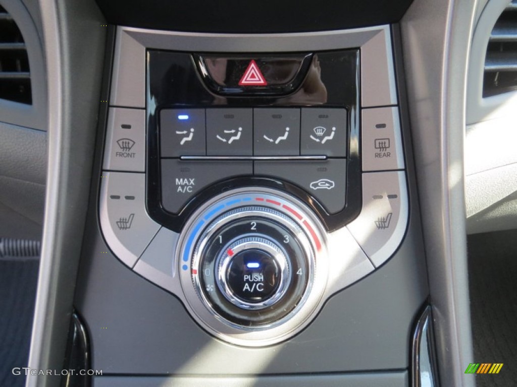 2013 Elantra Coupe GS - Volcanic Red / Gray photo #25