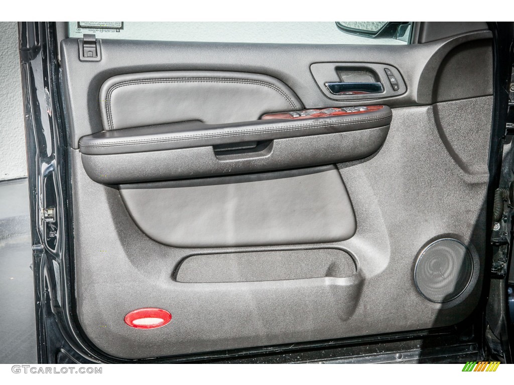 2007 Cadillac Escalade AWD Ebony/Ebony Door Panel Photo #76293636