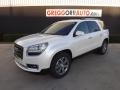 2013 White Diamond Tricoat GMC Acadia SLT  photo #2